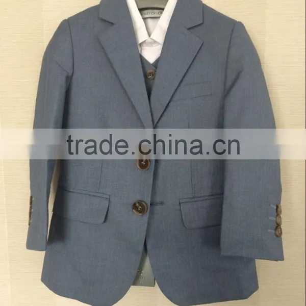 2017 New Style Latest Design China High Quality Polyester TR Boy Suit Factory Manufacturer photo-3