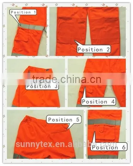 Sunnytex Online Orange Colour Knee Pad hi Visibility Cotton Workwear photo-2