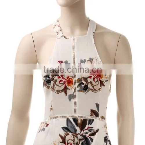 2017 New Side Slit Dress Summer Beach Fashion Chiffon Women Long Dress photo-6