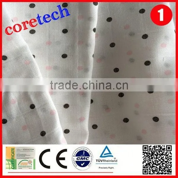 Organic Breathable Muslin Fabric Printed Baby Factory photo-3