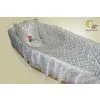 Lace Coffin Lining 2 Pcs Sets