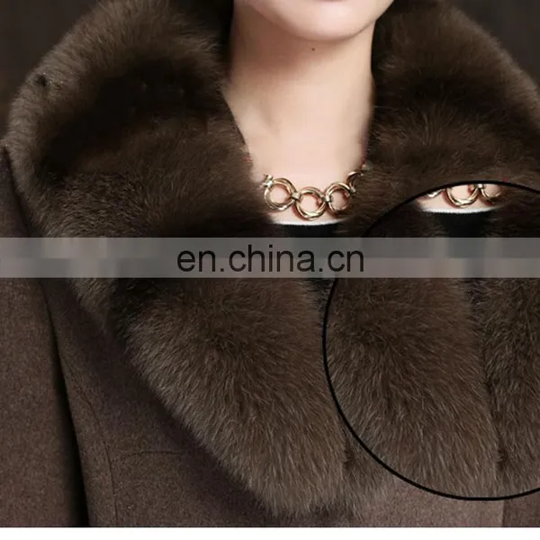 Garment Collar Accessories Fox Fur Trim For Coats photo-3