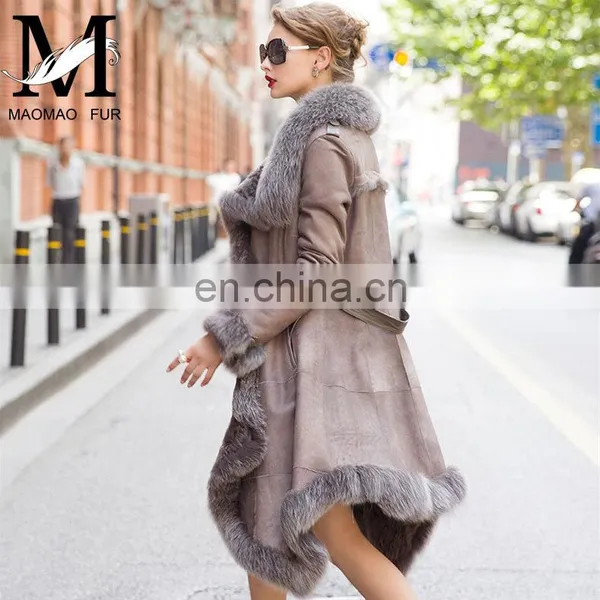 Latest Design Double Face Lamb Skin Thick Leather Jacket photo-2