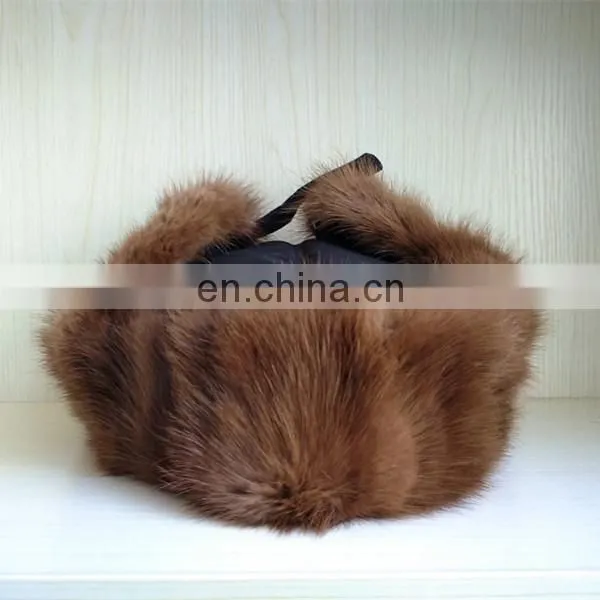 Round Leifeng Fur Hat of Russian Style photo-3