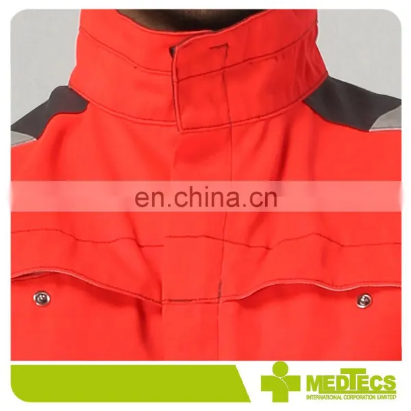 Red Safety Reflective Workwear Welding Protection Jackets photo-3