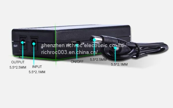 Network System Lithium Ion Battery Backup Intelligent Pluggable Mini Ups 12v for Wifi Router photo-5