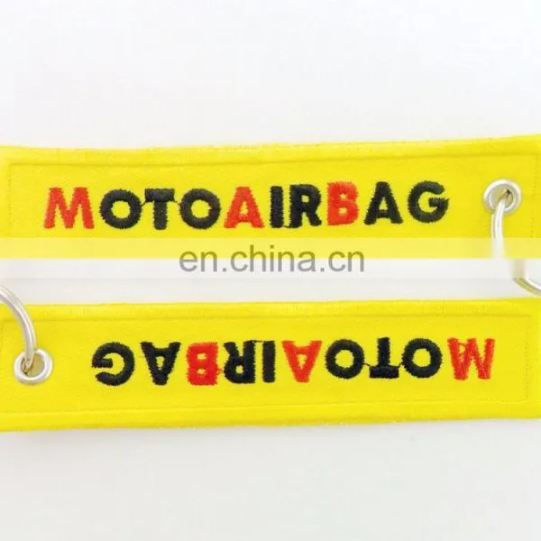 2017 Custom Embroidered Keychain Embroidery Keytag Keyring photo-2