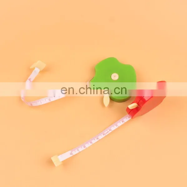 150cm 60 Inch Push Button Round Case Soft Retractable Plastic Tape Measure photo-3