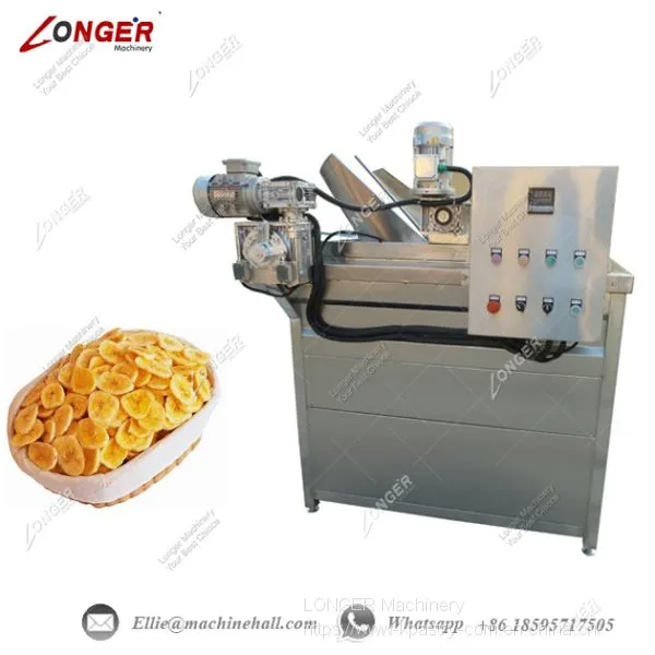 Banana Chips Frying Machine|Automatic Banana Chips Fryer Equipment photo-4