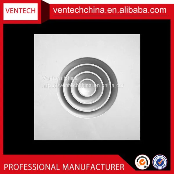 Aluminum Round Air Conditioning Diffusers Ceiling Factory photo-2