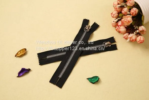 #3 #4 #5 #8 #10 Metal Brass Zipper With Y Teeth Close End photo-5