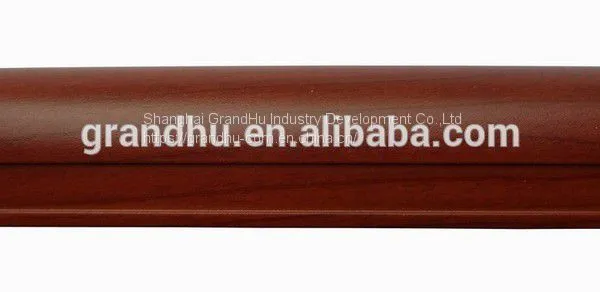 Hot Sale !aluminium Door Frame Beech Color Aluminium Profile for Sliding Wardrobe Door photo-2