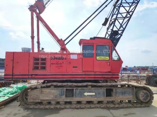 USED HITACHI KH180-3 50TON CRAWLER CRANE SALE photo-4