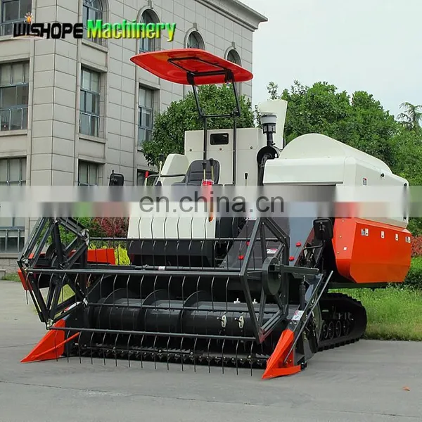 Wubota 4LZ-4.5 Good After-sale Service Cheap Price Rice Harvesters Harvesting Machine Kubota Harvester for India photo-4