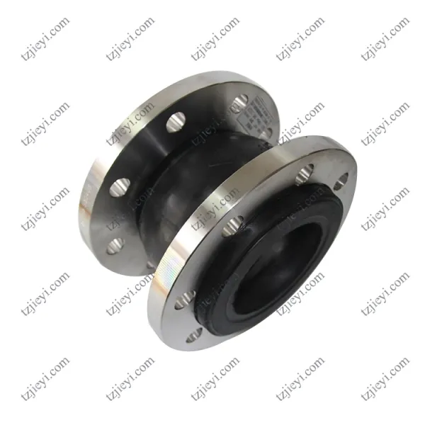EPDM NR NBR Rubber DIN ANIS Carbon Steel Flange Type Single Sphere Rubber Expansion Joint photo-3