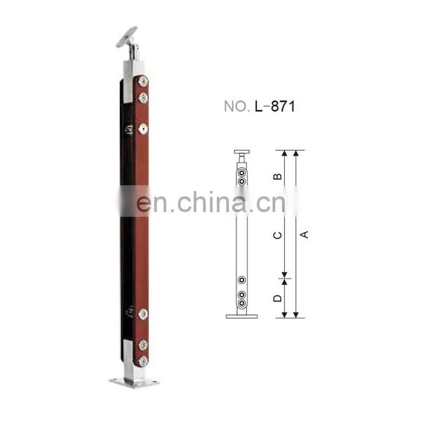 Glass Rail Balustrade Crystal Indoor Standing Handrail Design photo-7