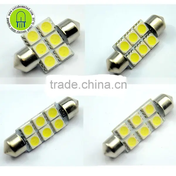 C5W 5050 6smd 31mm/36mm/39mm/41mm Festoon Lighting for Dome Light photo-3