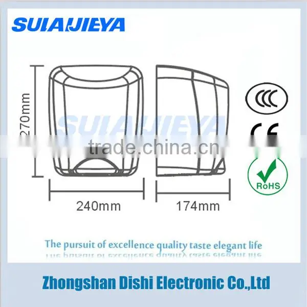 New Design Stainless Steel Automatic Electric Hand Dryer for Hotel photo-5
