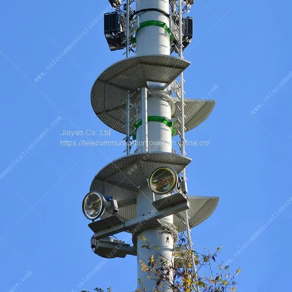 30 Meter Monopole Painting Coating Wifi Tower photo-3