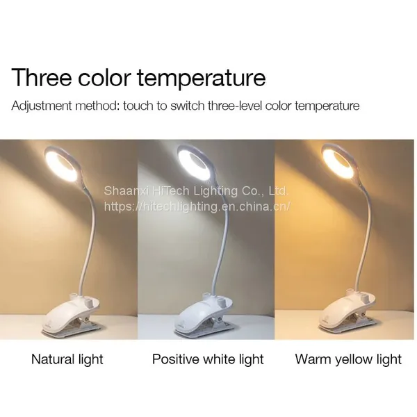Touch Desk Lamp Dimming Table Lamp Clip Flexible Usb Charging Eye Protection Student Reading Lamp Phone Holder for Bedroom photo-3