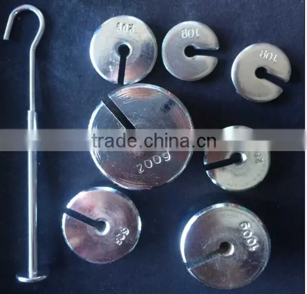 Stainless Slotted Weight Set With Hanger photo-4