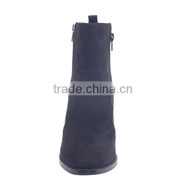 Fancy Woman Suede Material High Ankle Boots Industrial Motorcycle Racing Boots photo-3