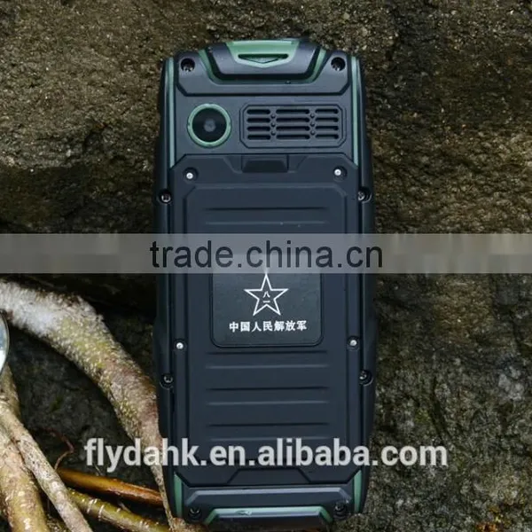 M18 Waterproof Cdma Gsm Mobile Phone 3 Sim Card 3 Standby Rugged Phone 2.4 Inch Big Voice Power Bank Bar Mobile Phones. photo-3