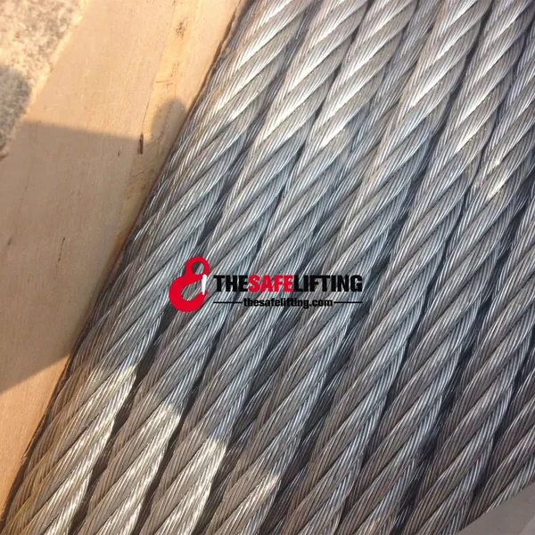 6x7+FC Electric Galvanized Steel Wire Rope photo-2