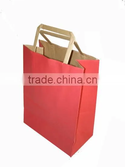 Cheap Kraft Brown Paper Bags With Handles photo-6
