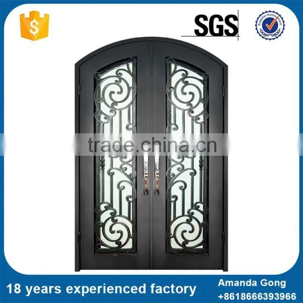 100% Leading Metal Front Doors For Homes With Glass photo-3