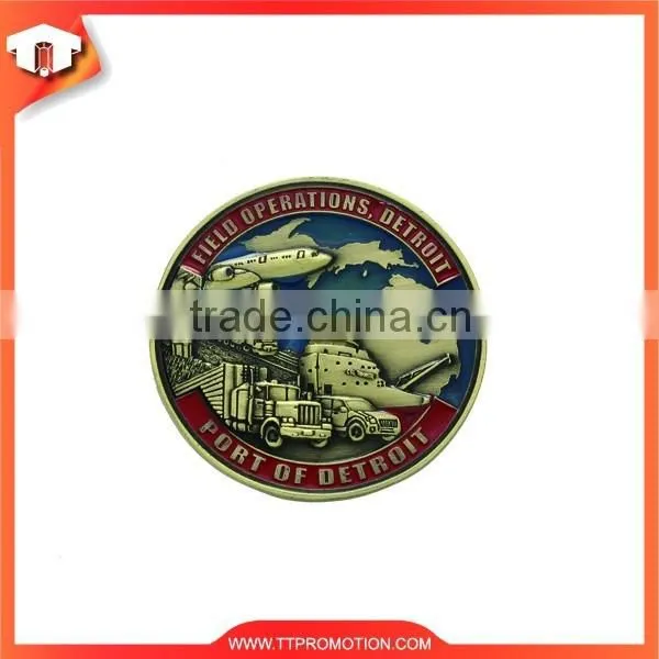 2015high Quality Low Peice Newest Metal/gold Coin photo-3