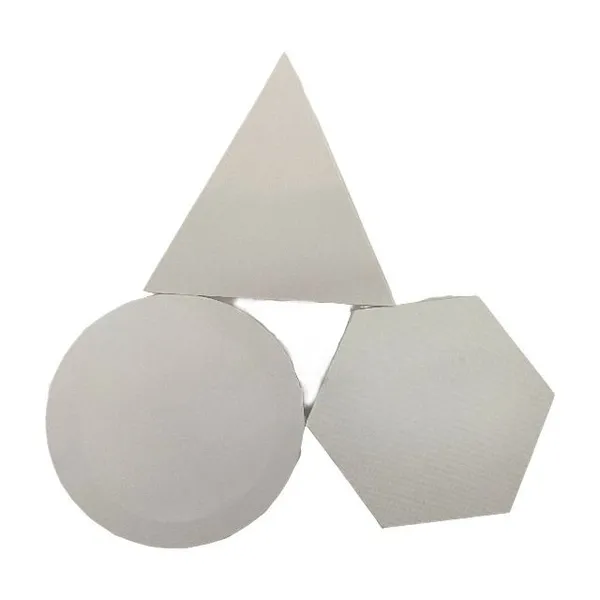 100% Cotton 280gsm Blank Triangle Shape Stretched Canvas photo-5