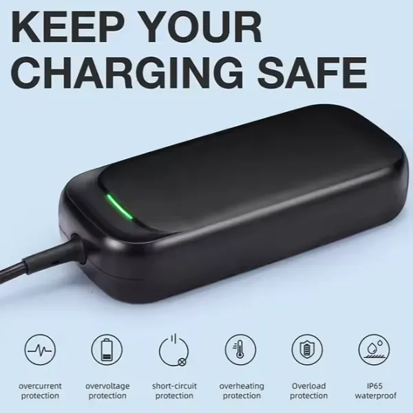 High-Voltage Battery Charger for Electric Vehicles with 240V Input and Fast Charging Capability