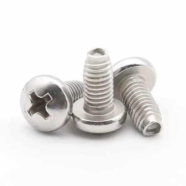 GB 6560 304 Stainless Steel Cross Recessed Pan Head Triangular Thread Self Tapping Screws photo-2