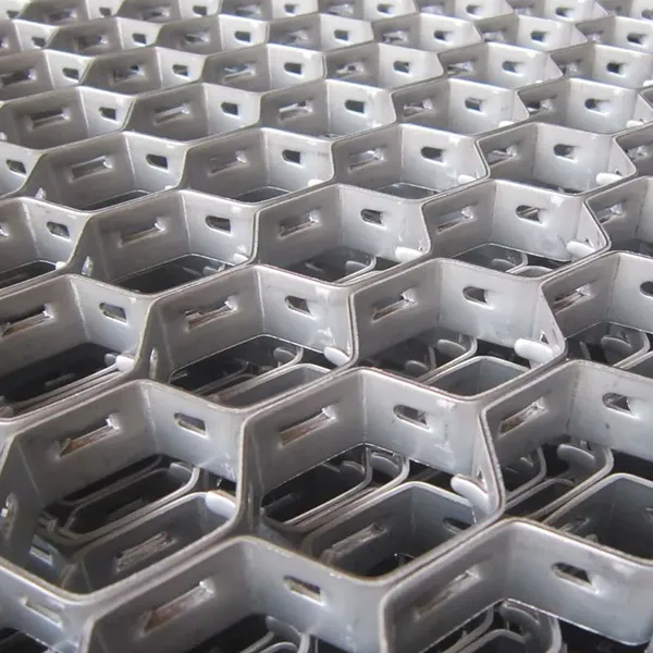 410S Tortoise Shell Mesh Bonding Hole Stainless Steel Hex Metal for Refractory Line China Manufacturer photo-2