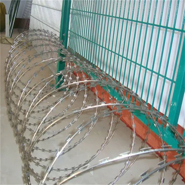 Galvanized Barbed Razor Wire With 2.5mm Core Wire for Perimeter Security photo-2