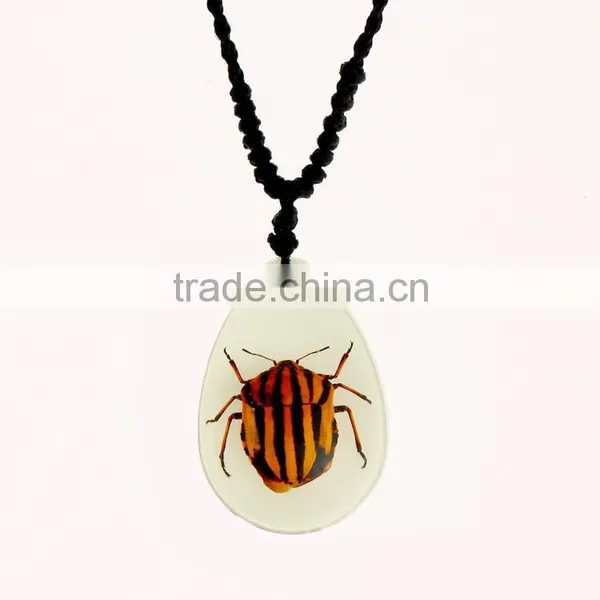 2016 Hot-selling Novel Gifts Resin Necklace With Real Insect photo-6