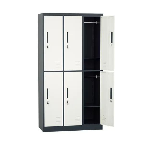 Office Furniture KD Storage Cupboard Dormitory 6 Door Steel Locker Cabinet photo-3