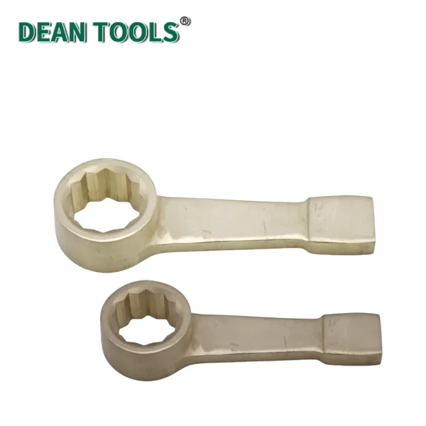 Non-Sparking Convex Box Wrench,Spark-free Safety Straight Spanner,Ring Convex Spanner photo-3