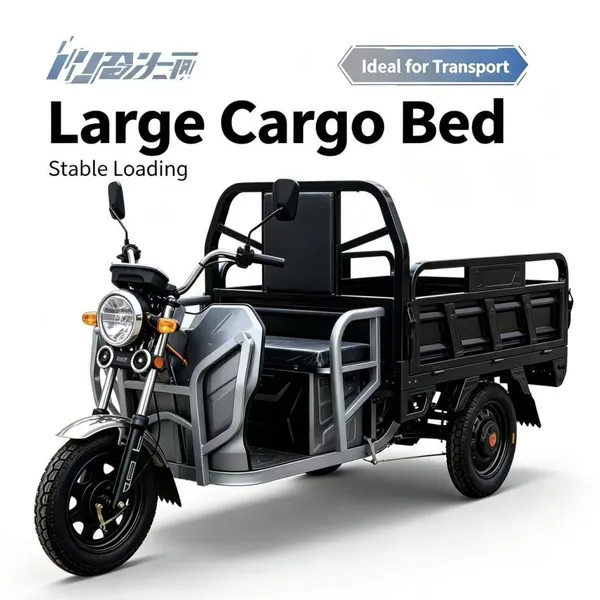 Heavy Duty Electric Cargo Tricycle CCC CE Certified Lithium Lead Acid Battery 3 Wheel Trike for Farm Logistics Delivery