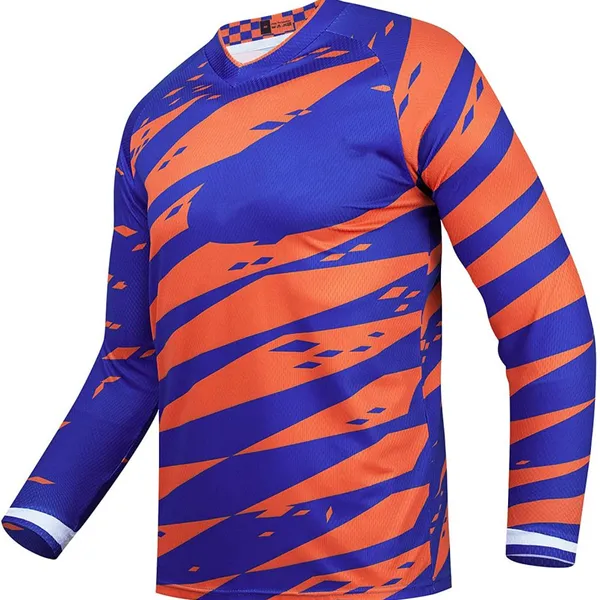 Men's Quick Dry MTB Cycling Jersey Downhill Suit Novelty Motorcycles & Mountain Motocross T-Shirt Gift for Cyclists