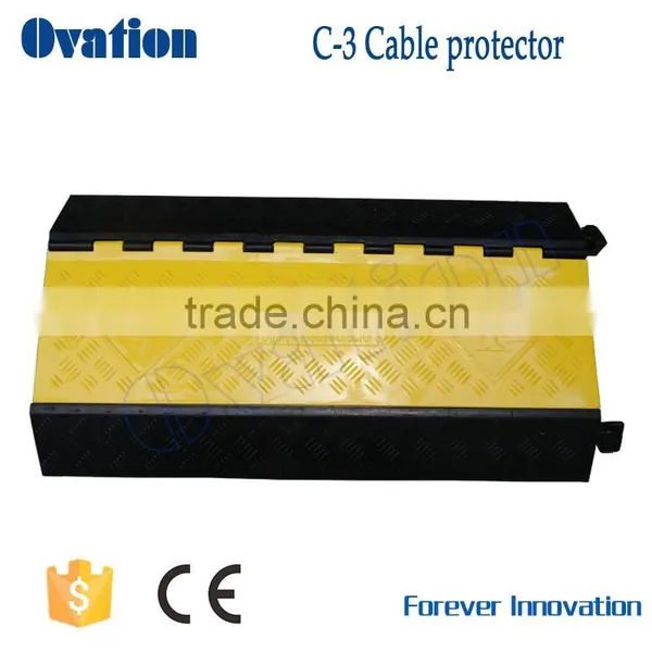 3 Channel Outdoor Event Protector, Rubber Cable Protector photo-2