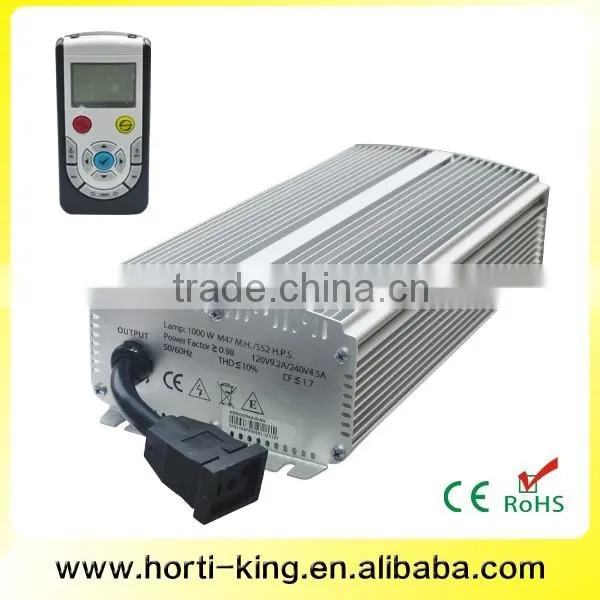 Hydroponic 1000W Grow Lamp Dimmable Electronic Ballast With Timer photo-2