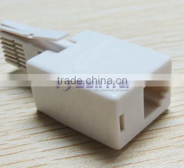 BT Phone Telephone Plug to RJ11 Socket Adaptor Convert Home Networking photo-4