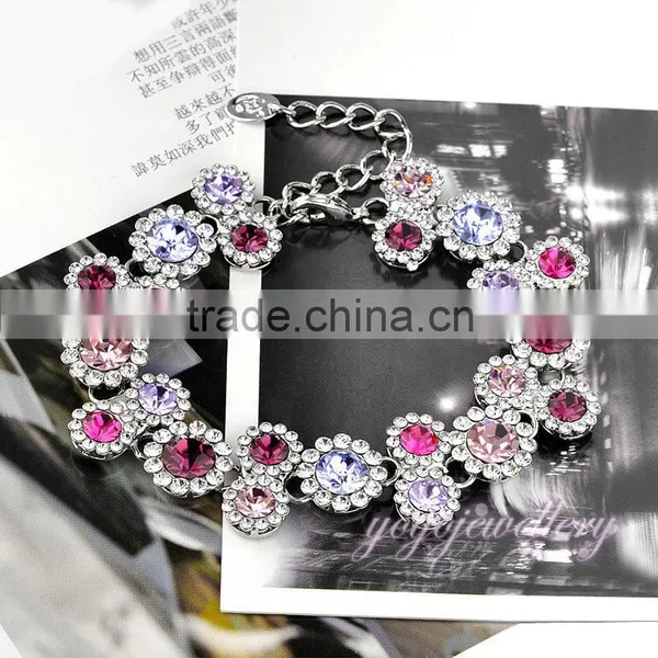 Luxury Tennis Gemstone Ladies Bracelet Models photo-3