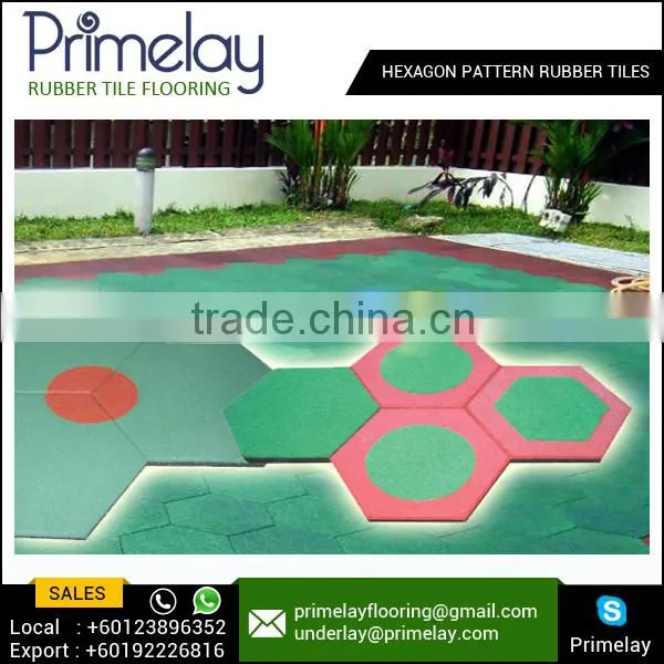 Highest Rated Playground Safety Surface Square Rubber Tile photo-2