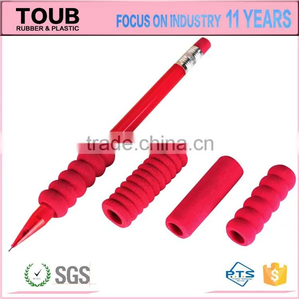 High Quality Print Advertisement Custom Lable Rubber Pencil Grip photo-3