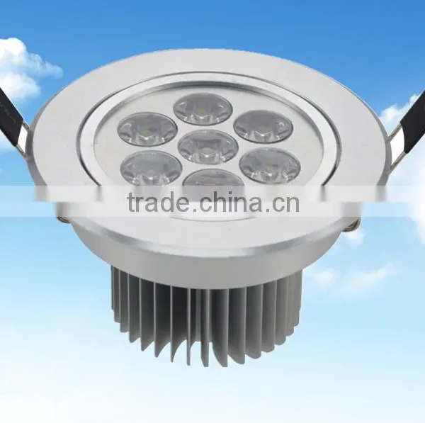 Energy Saving 90mm 7w Aluminum Led Ceiling Lamp Housing