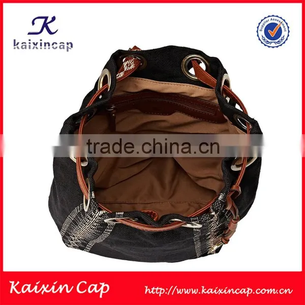 Custom Small Quantity Order High Quality Wholesale Fashion Leather Strap Korean Style Backpack photo-6