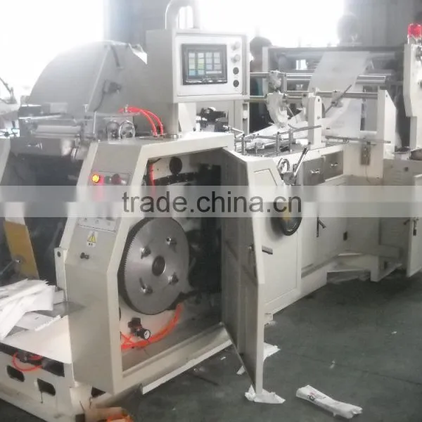 Full Automatic V-bottom Kraft Paper Bag Making Machine photo-6